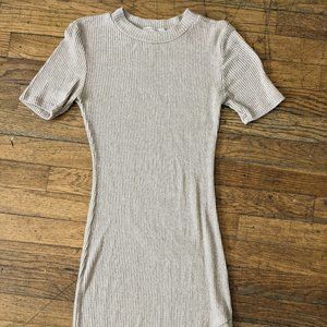 A tight casual dress